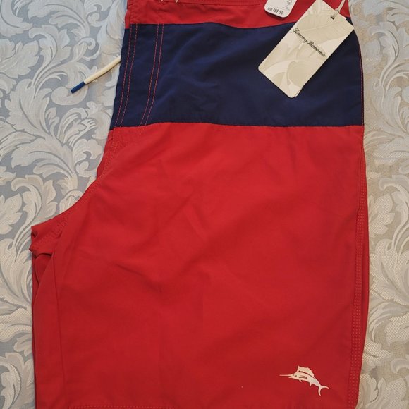 TOMMY BAHAMA MEN RIBBON RED SHORTS XXL - Picture 4 of 4